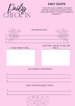 Load image into Gallery viewer, Digital Gratitude Journal, Daily Prompts, Printable PDF (Letter)