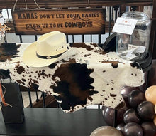 Load image into Gallery viewer, Hand-Burned Wooden Cowboy Lyrics Sign, Rustic Western Decor