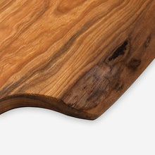 Load image into Gallery viewer, Personalized Cherry Wood Cutting Board, Live Edge Wedding Gift