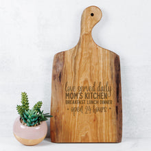Load image into Gallery viewer, Personalized Wood Engraved Cutting Board | Kitchen Decor Gift for Mother's Day, Birthday, Housewarming