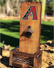 Load image into Gallery viewer, Arizona Diamondbacks Cedar Wood Bottle Opener, MLB Sports Decor