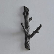 Load image into Gallery viewer, Rustic Cast Iron Tree Branch Hook | Farmhouse Wall Decor