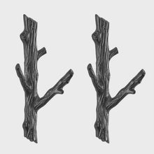 Load image into Gallery viewer, Rustic Cast Iron Tree Branch Hook | Farmhouse Wall Decor