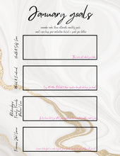 Load image into Gallery viewer, No More BS Digital Journal, Yearly Goal Tracker (PDF)
