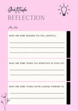 Load image into Gallery viewer, Digital Gratitude Journal, Daily Prompts, Printable PDF (Letter)
