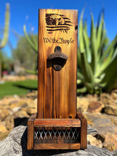 Load image into Gallery viewer, We the People Wooden Bottle Opener, American Eagle Rustic Wall Decor
