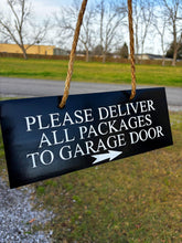 Load image into Gallery viewer, Wood Package Delivery Sign, Weather Resistant
