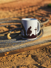 Load image into Gallery viewer, Praying Cowboy Coffee Mug, Western Style Cup
